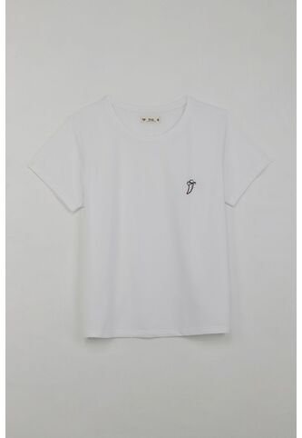 Tennis Camiseta Básica Estampada Blanca Para Mujer Tennis