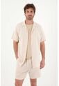 Tennis Camisa Tipo Bowling Con Textura Crudo Para Hombre de Tennis