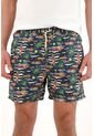 Tennis Pantaloneta De Baño Con Estampado Playero Multicolor Para Hombre de Tennis