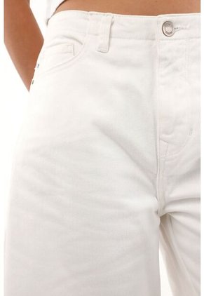 Tennis Bermuda Larga En Denim Crudo Para Mujer