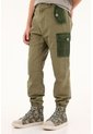 Pantalón Verde Con Bota Enresortada Para Niño de Tennis