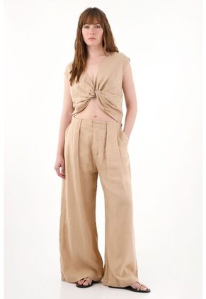 Tennis Camisa Amplia En Lino 100% Cruda Para Mujer