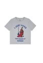 Camiseta Gris Con Estampado Para Niño de Tennis