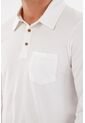 Tennis Camiseta De Cuello Polo Blanca Para Hombre de Tennis
