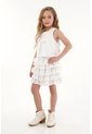 Chaleco En Ojalillo Blanco Para Niña de Tennis