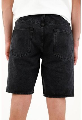 Bermuda Nudy Negra Para Hombre