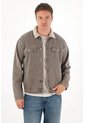 Tennis Chaqueta Tipo Trucker En Denim Gris Para Hombre de Tennis