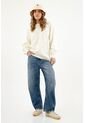 Buzo Unisex Crudo Con Mini Bordador Allover de Tennis