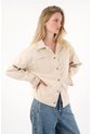 Tennis Chaqueta En Cuero Sintético Crudo Para Mujer de Tennis