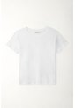 Tennis Camiseta Blanca Cuello Redondo Para Mujer de Tennis