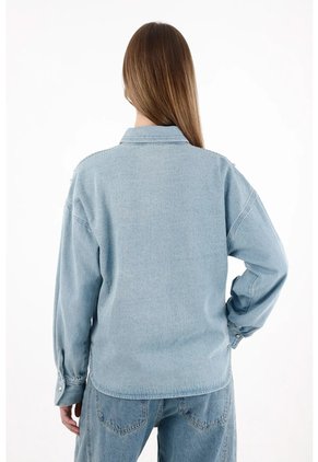 Tennis Chaqueta En Denim Con Apliques Brillantes Para Mujer