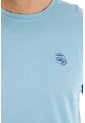 Tennis Camiseta Azul Básica Estampada Para Hombre de Tennis
