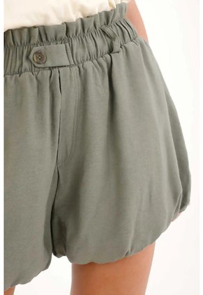 Tennis Short Con Diseño Englobado Verde Para Mujer