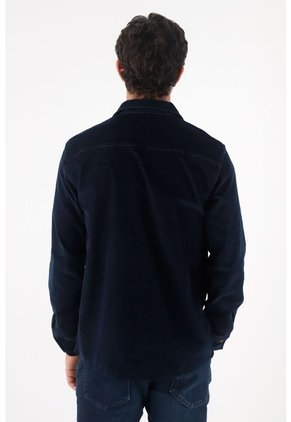 Tennis Camisa Clásica De Tacto Suave Azul Para Hombre