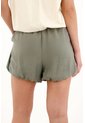 Tennis Short Con Diseño Englobado Verde Para Mujer de Tennis