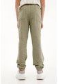 Pantalón Jogger Verde En Apariencia Lino Para Niño de Tennis