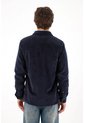 Tennis Camisa En 100% Lino Azul Con Textura Ligera Para Hombre de Tennis