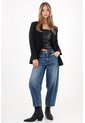 Tennis Abrigo Tipo Blazer Oversize Negro Para Mujer de Tennis