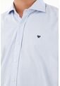Camisa Azul A Rayas Para Hombre de Tennis
