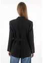 Tennis Abrigo Tipo Blazer Oversize Negro Para Mujer de Tennis