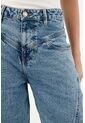 Tennis Jean Wide Leg De Tiro Bajo Azul Para Mujer de Tennis