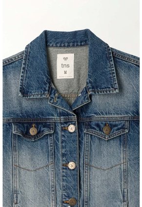 Tennis Chaqueta Azul En Denim Para Mujer