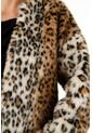 Abrigo Afelpado Animal Print Para Mujer de Tennis