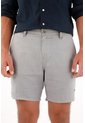 Tennis Bermuda En Lino Gris Para Hombre de Tennis