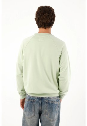 Tennis Buzo De Diseño Cerrado Verde Para Hombre