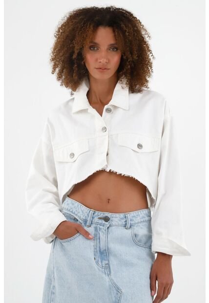 Chaqueta Crudo Tipo Torero Para Mujer