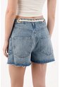 Tennis Bermuda En Denim Azul Para Mujer de Tennis