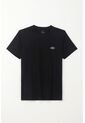 Tennis Camiseta Básica Manga Corta Negra Para Hombre de Tennis