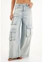 Jean Wide Leg Azul Para Mujer de Tennis