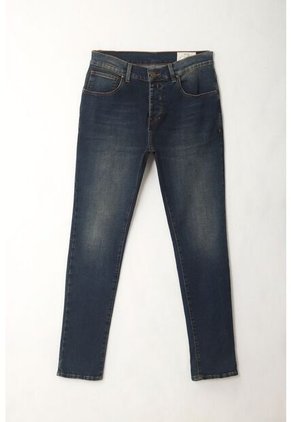 Tennis Jean Azul Super Skinny Con Iluminaciones Para Hombre