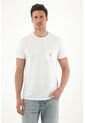 Tennis Camiseta Con Bolsillo Delantero Blanca Para Hombre de Tennis