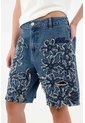 Tennis Bermuda Con Diseño Floral Para Mujer de Tennis