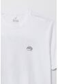 Tennis Camiseta Manga Corta Estampada Blanca Para Hombre de Tennis