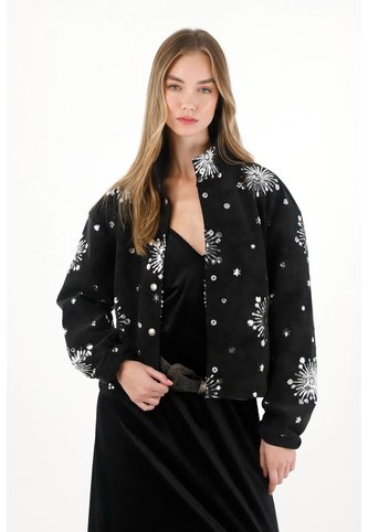 Tennis Chaqueta Con Detalles De Lentejuelas Para Mujer Tennis