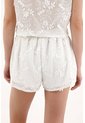 Tennis Short Corto Con Bordado Crudo Para Mujer de Tennis