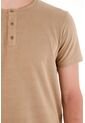 Camiseta En Tela Tejida Café Para Hombre de Tennis