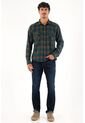Tennis Jean Classic Tiro Medio Azul Para Hombre de Tennis