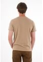 Camiseta En Tela Tejida Café Para Hombre de Tennis
