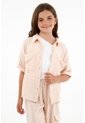 Camisa Crudo De Botones Para Niña de Tennis