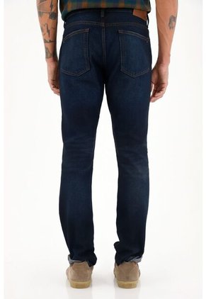 Tennis Jean Classic Tiro Medio Azul Para Hombre