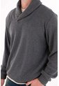 Tennis Buzo Tejido Con Cuello Cruzado Azul Para Hombre de Tennis