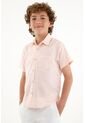 Camisa Rosada De Botones Para Niño de Tennis