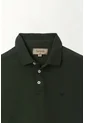 Tennis Polo Verde Cuello Tejido Para Hombre de Tennis