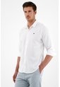 Tennis Camisa Blanca Manga Larga Para Hombre de Tennis