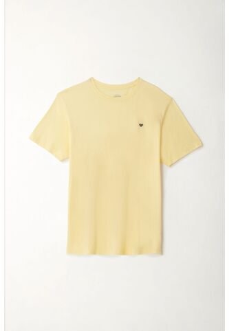 Tennis Camiseta Amarilla Manga Corta Para Hombre Tennis