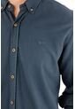 Tennis Camisa Manga Larga Con Raqueta Bordada Azul Para Hombre de Tennis
